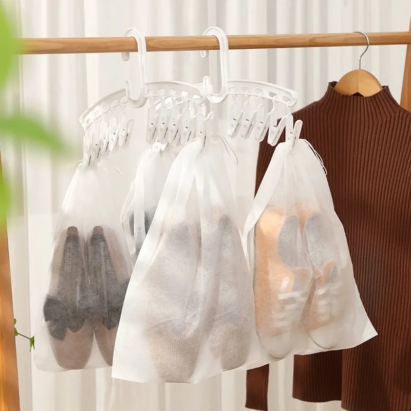 Shoe Bag Dust - 10-50 Peças de Sacos Portáteis para