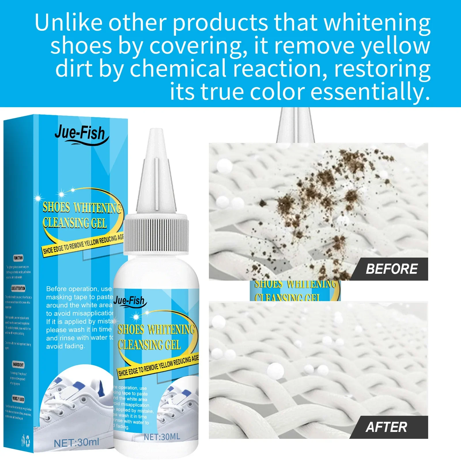 Sapatos brancos Gel De Limpeza - Sneaker Care Kit avaliação e preço