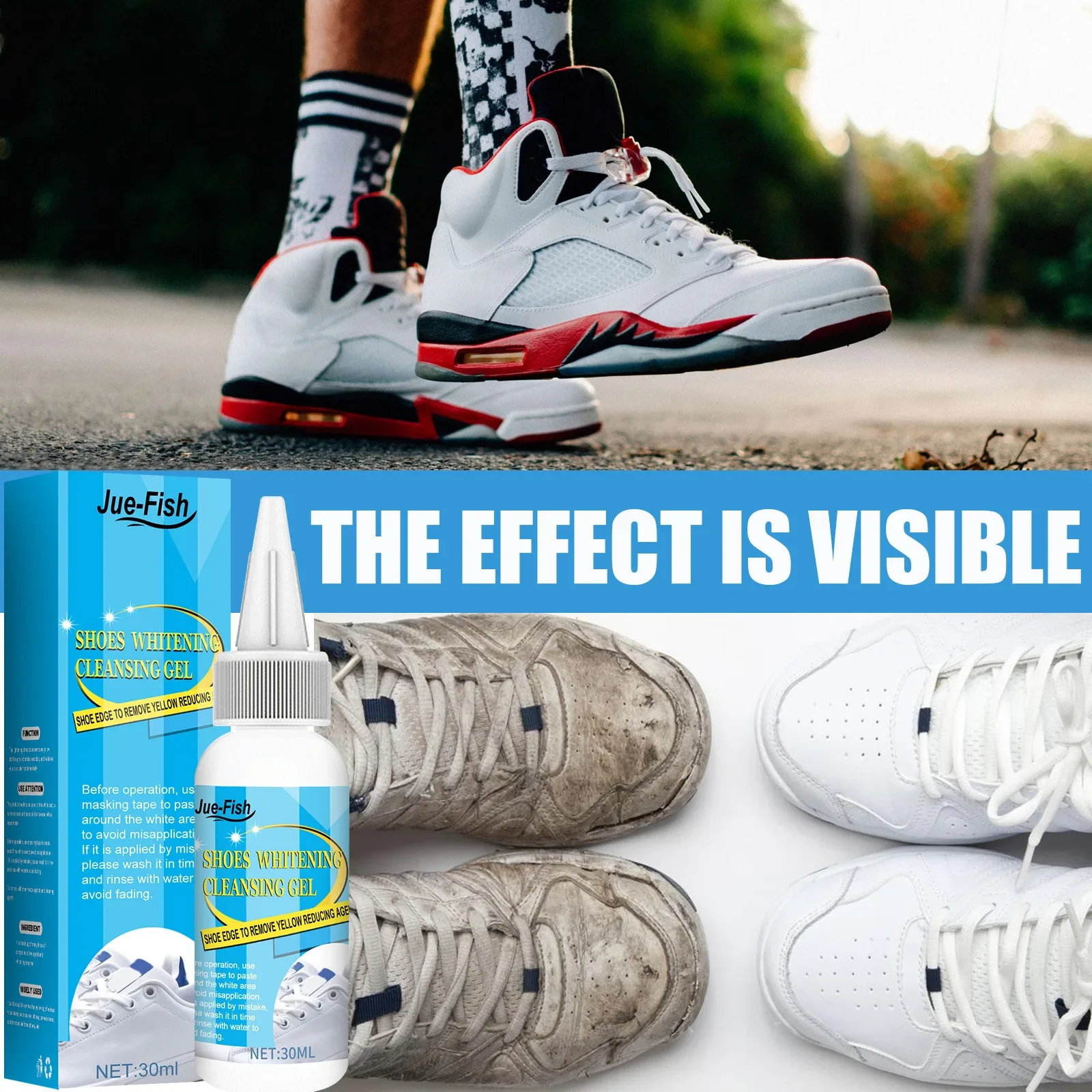 Sapatos brancos Gel De Limpeza - Sneaker Care Kit avaliação e preço